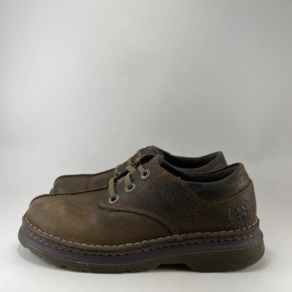 Dr. Martens Neville Mens Size 7 Brown Leather Oxford Lace Up Shoes Casual